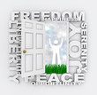 Door to Freedom - Find Happiness Peace and Serenity Door to Freedom - Find Happiness Peace and Serenity