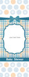 baby boy shower card