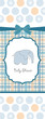 baby boy shower card