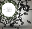 Black Geometric Background with area for message.