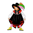 Boy dressed as musketeer for Halloween Boy dressed as musketeer for Halloween