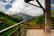 Balcony with Moutain Landscape