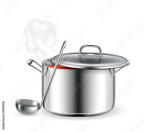 Vector: Hot soup Hot soup