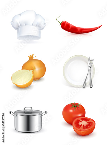 Vector: Kitchen, icon set Kitchen, icon set