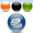 Glossy modern icons - Email