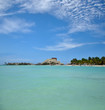 Photo: perfect tropical beach in Isla Mujeres perfect tropical beach in Isla Mujeres