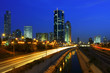 Night view on Tel Aviv. Night view on Tel Aviv.
