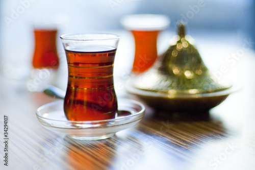 Photo: Traditional turkish tea Traditional turkish tea