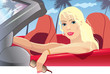 Blond young girl