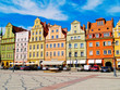 Solny square, Wroclaw, Poland
