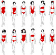 Elegant bikini women