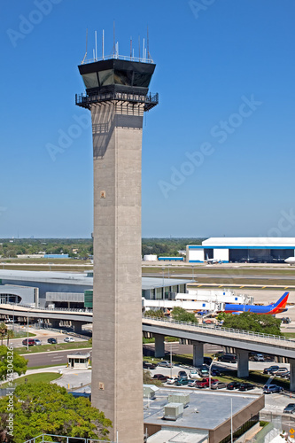 Photo: Airport Control Tower at Tampa Airport Control Tower at Tampa