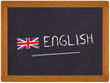 ardoise english avec drapeau anglais