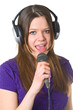 Foto: Musikalische junge Frau Musikalische junge Frau