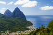 Photo: The Pitons The Pitons