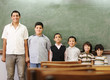 School student generations steps, preschooler to university