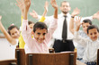 Education activities in classroom at school