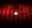 the auditorium with one reserved seat