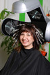 Unter der Trockenhaube
