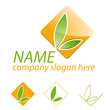 Logo agriculture, discount stores and food markets # Vector