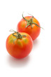 Two immature tomato