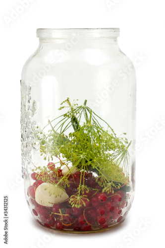 Photo: A set of spices in glass jars A set of spices in glass jars
