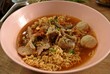 Instant noodle Tom Yum with pork