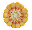 half corn on the cob