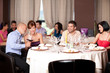 young people flirting restaurant table young people flirting restaurant table