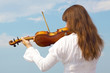Girl with violin Girl with violin