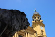 Löwenskulptur vor Theatinerkirche in München