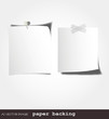 AI Vector image:paper backing