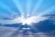 Beautiful blue sky