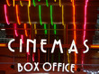 Movie theater sign Movie theater sign