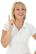 Photo: Junge Frau mit Idee Junge Frau mit Idee