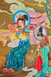 Antique Chinese mural. Antique Chinese mural.