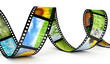 Film strip with images