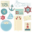 Scrapbook Sea elements