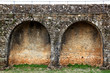 Castle fort wall in Ainsa village Aragon Pyrenees Castle fort wall in Ainsa village Aragon Pyrenees