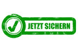 Checkbox grün grunge JETZT SICHERN