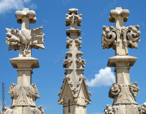 Photo: Duomo di Milano, dettaglio guglie Duomo di Milano, dettaglio guglie