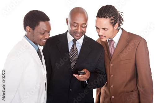 Photo: Group of multiracial businessmen Group of multiracial businessmen