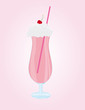 milk shake vector