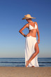 woman relaxing on the beach