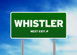 Whistler Road Sign