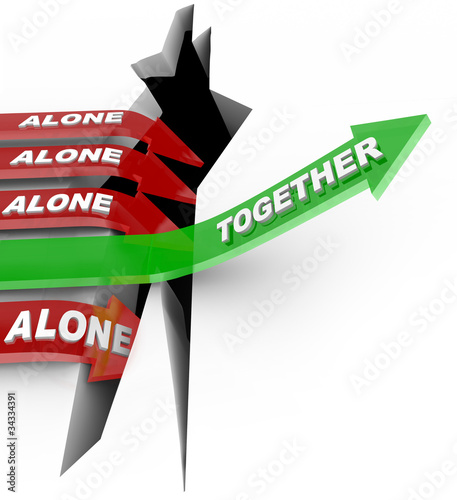 Photo: Working Together Beats Alone - Strength in Numbers Working Together Beats Alone - Strength in Numbers