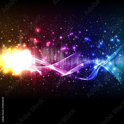 Vector: music equalizer wave music equalizer wave