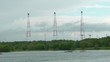 Huge aerials of a radio communication