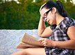 woman reading