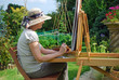 Artist at work